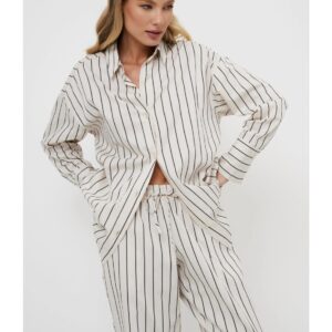 Pigiama Lungo in Cotone - Seraphine Set - Aruelle