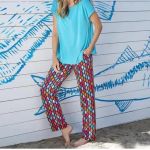 Pantalone lungo stampato